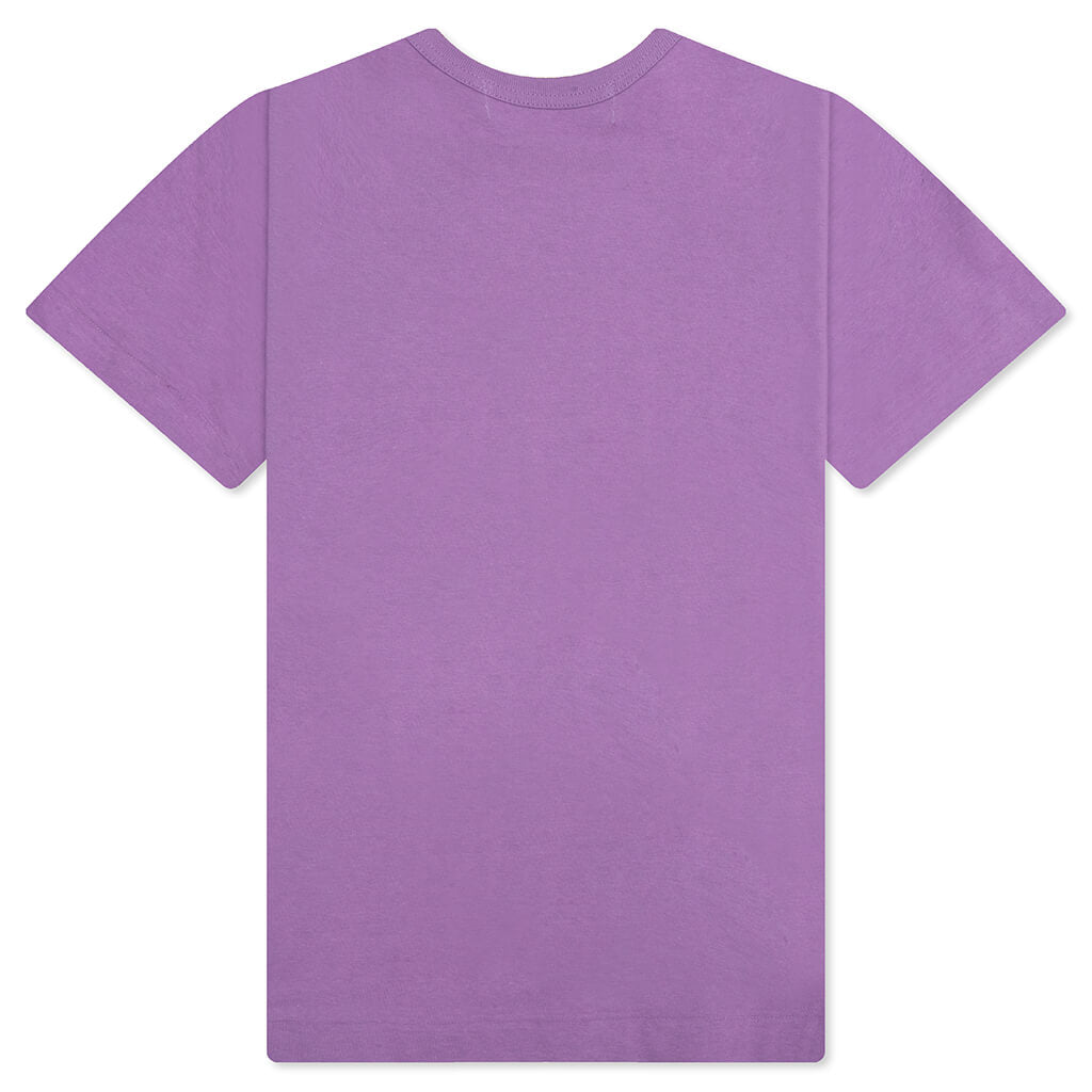 Women's Small Heart T-Shirt - Purple