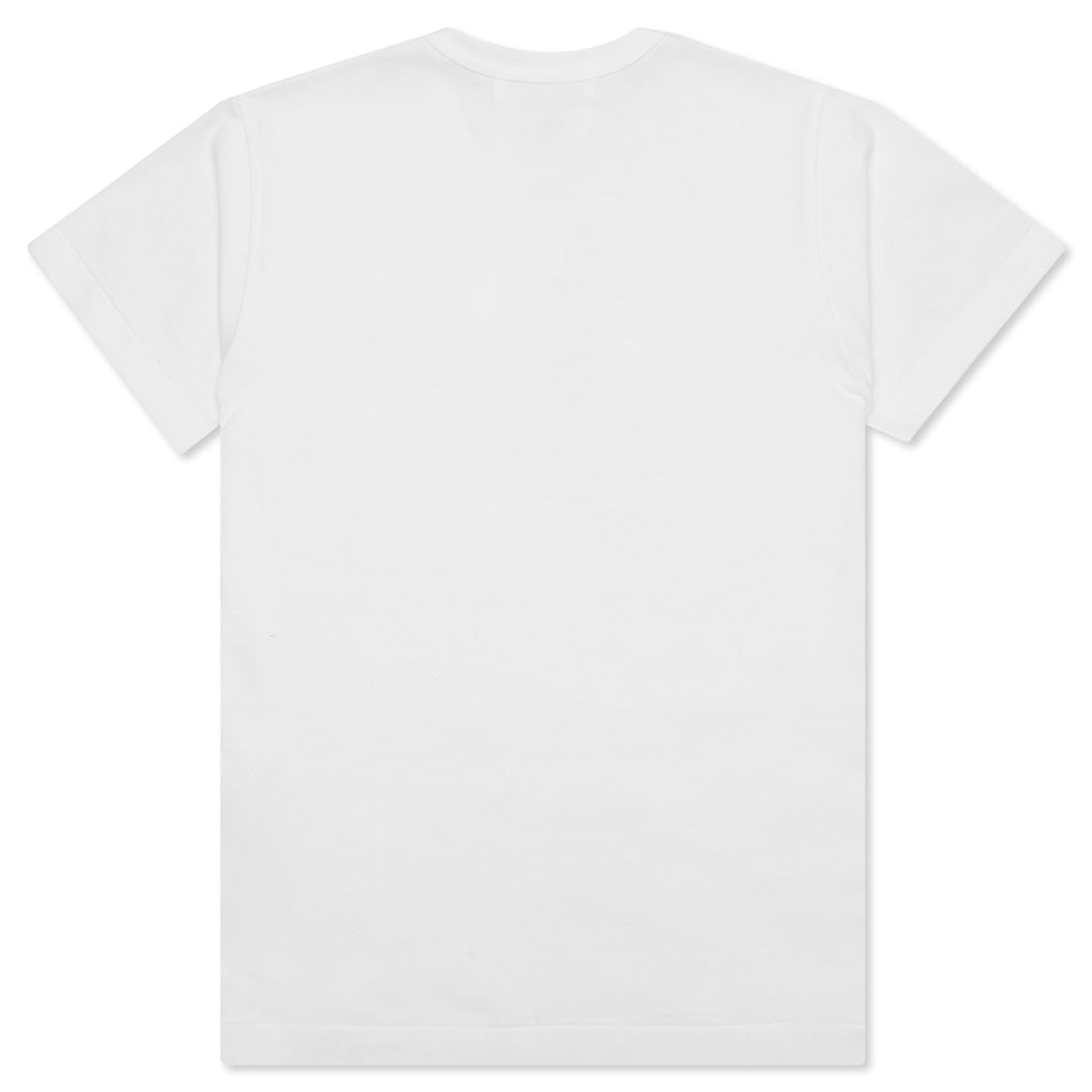 Women's Stacked Heart S/S T-Shirt - White, , large image number null