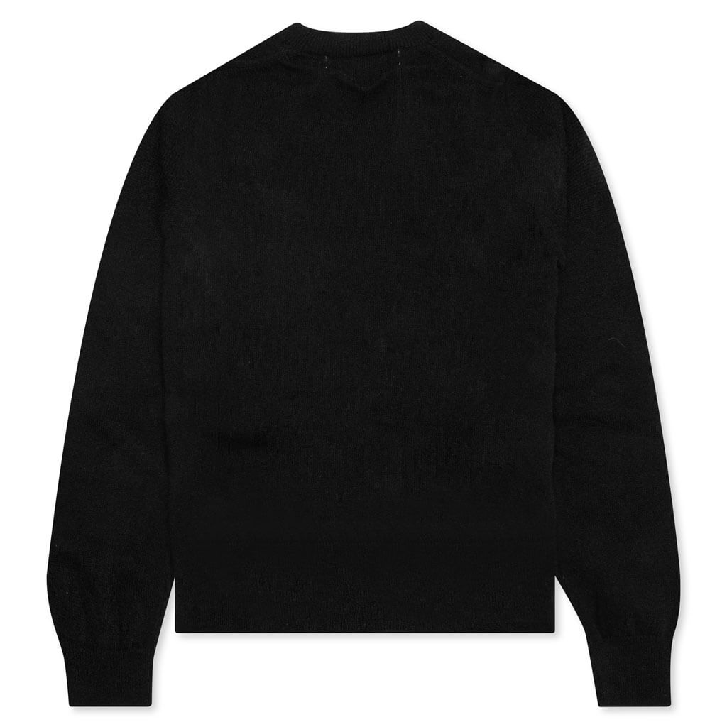 Women's Knit Sweater - Black, , large image number null