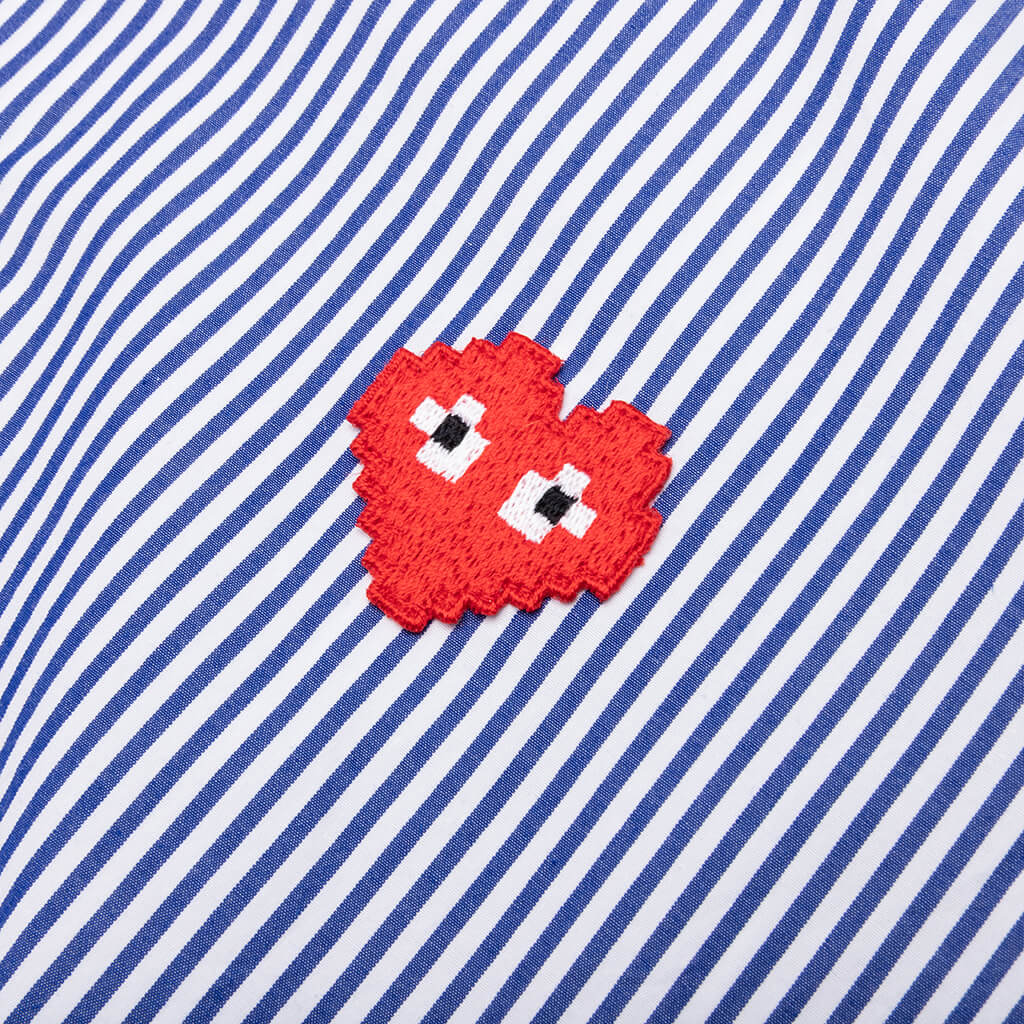 Comme des Garcons PLAY x the Artist Invader Broad Striped Shirt - Stripe A, , large image number null