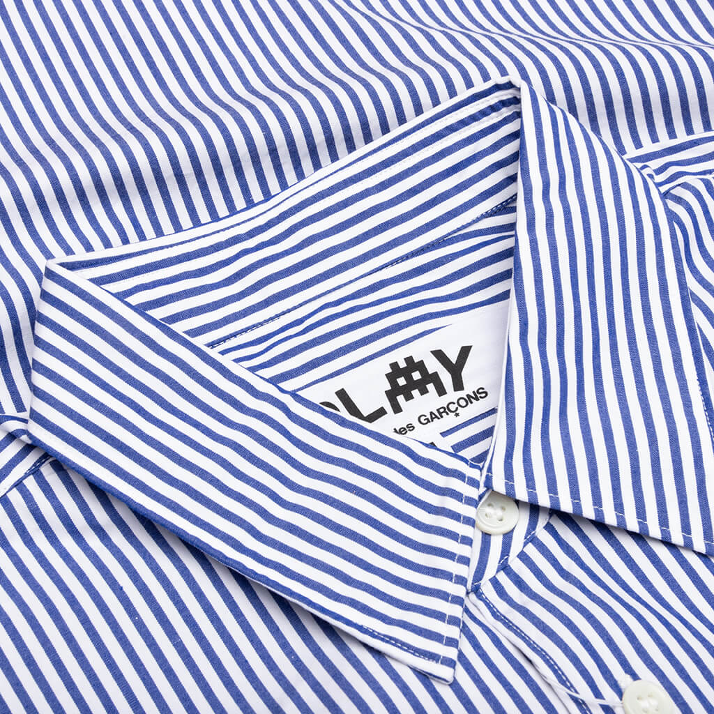 Comme des Garcons PLAY x the Artist Invader Broad Striped Shirt - Stripe A, , large image number null