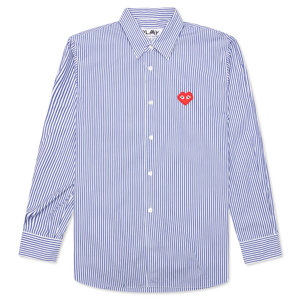 Comme des Garcons PLAY x the Artist Invader Broad Striped Shirt - Stripe A, , large image number null