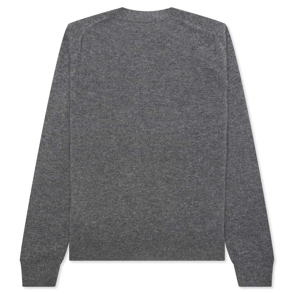 Comme des Garcons PLAY x the Artist Invader Button Cardigan - Grey, , large image number null
