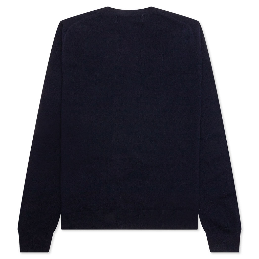 Comme des Garcons PLAY x the Artist Invader Button Cardigan - Navy, , large image number null