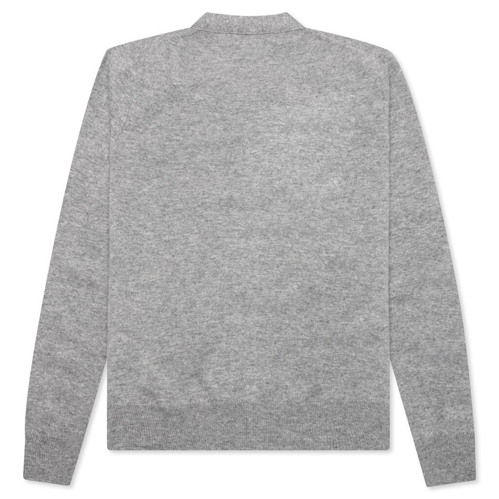 Comme des Garcons PLAY x the Artist Invader Cardigan - Top Grey