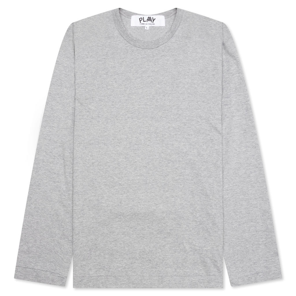 Comme des Garcons PLAY x the Artist Invader L/S Tee - Grey