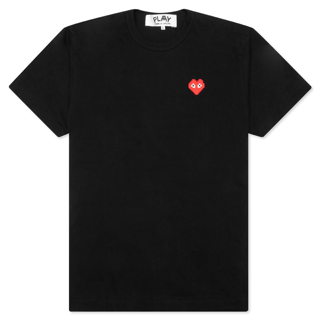 Comme des Garcons PLAY x the Artist Invader T-Shirt - Black, , large image number null