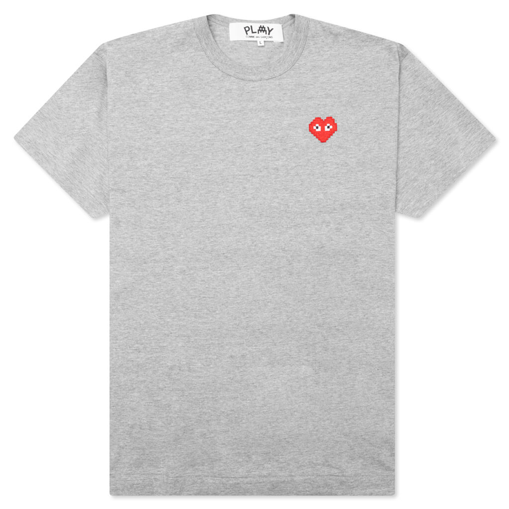 Comme des Garcons PLAY x the Artist Invader T-Shirt - Grey, , large image number null