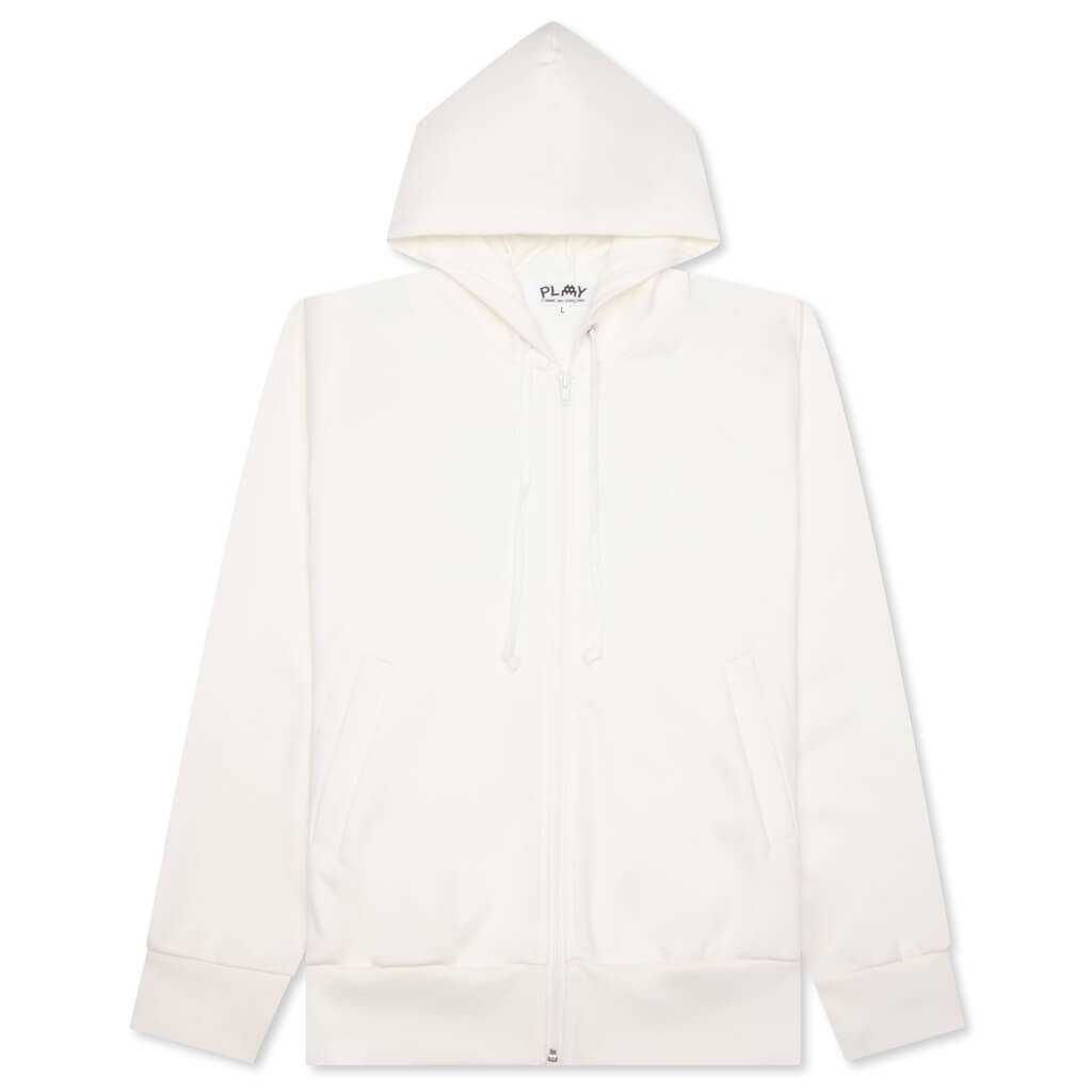 Comme des Garcons PLAY x the Artist Invader Women's Full-Zip Hoodie - Off-White, , large image number null