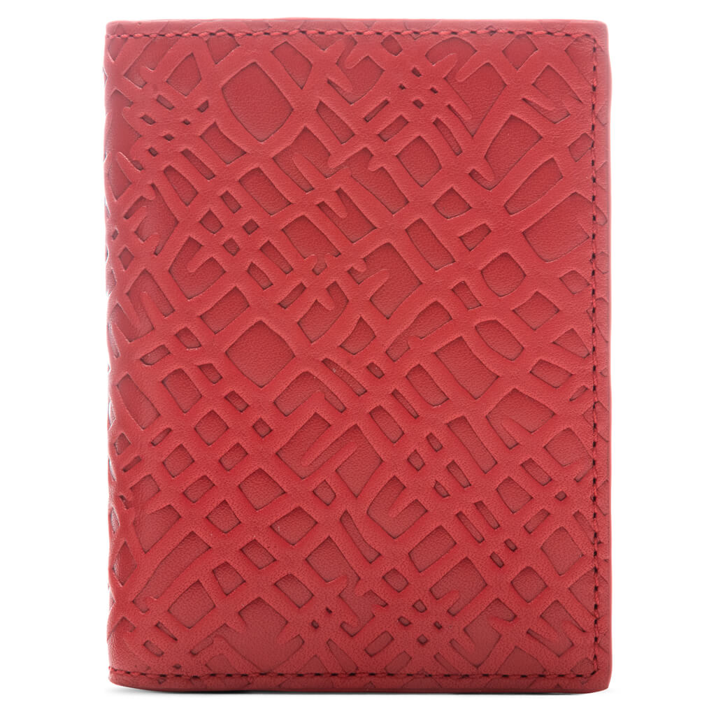 Comme des Garcons Roots Wallet - Red