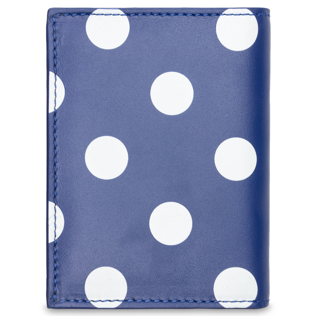 Comme des Garcons Polka Dots Wallet - Navy, , large image number null