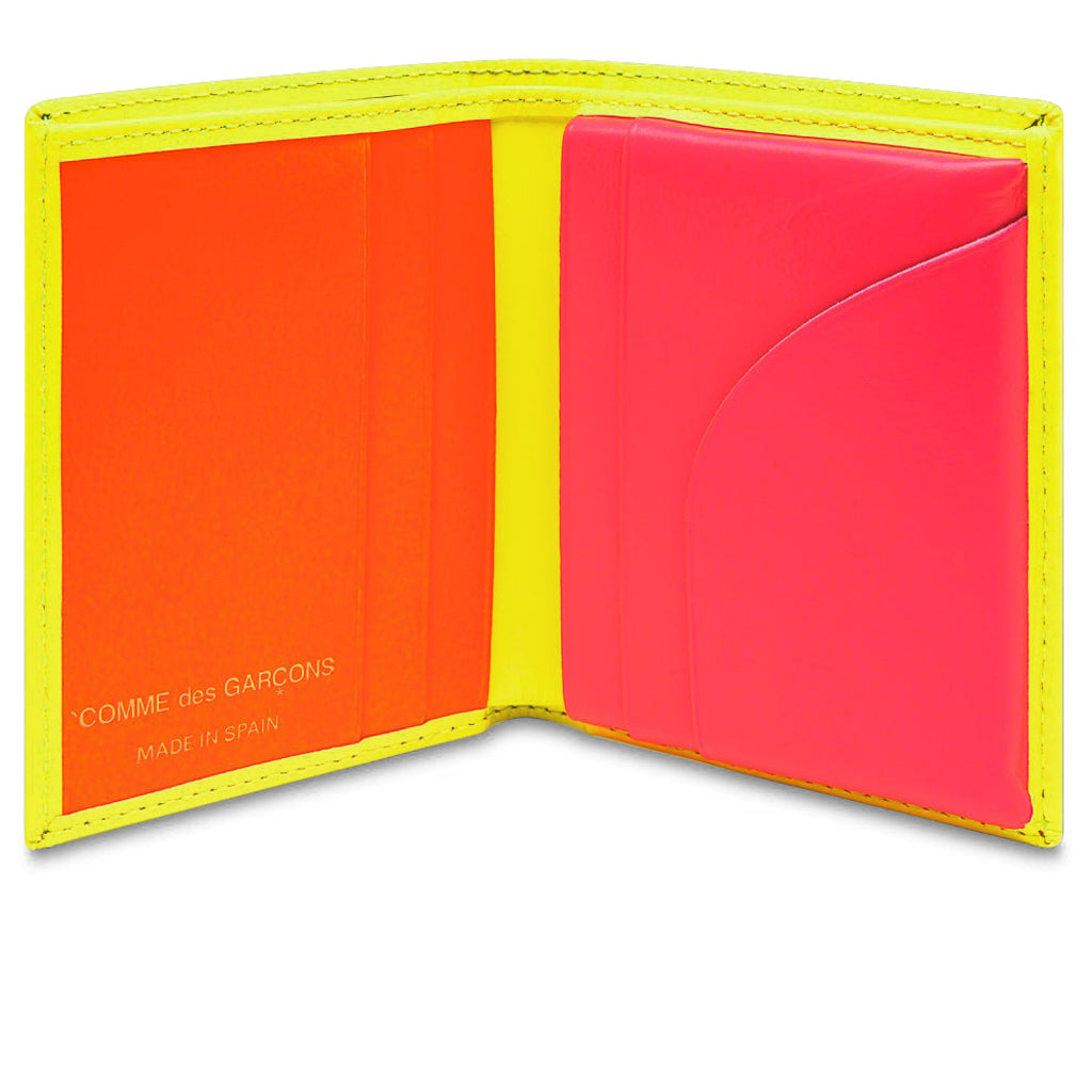 Comme des Garcons Super Fluo Wallet - Yellow/Light Orange
