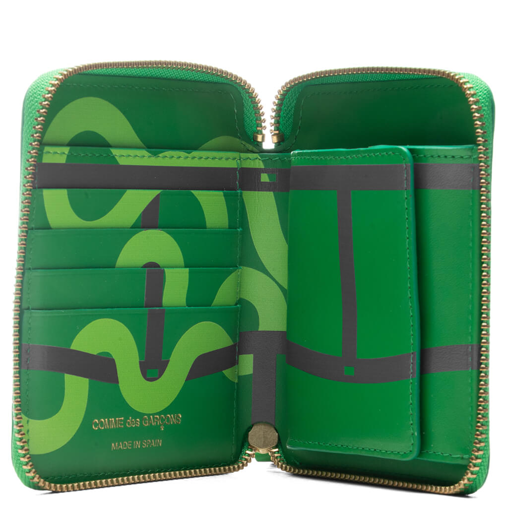 Comme des Garcons SA2100RE Ruby Eyes Wallet - Green, , large image number null