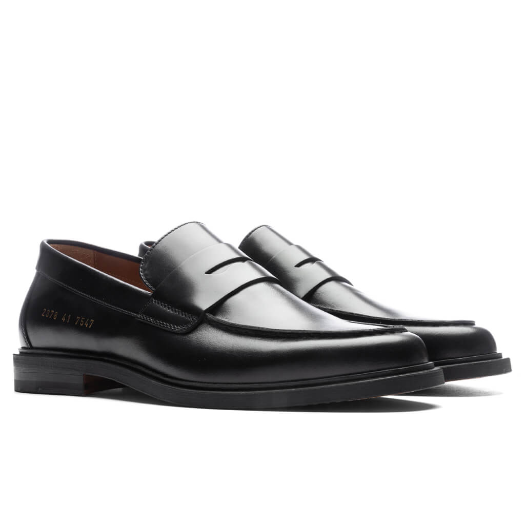 Loafer in Leather Sole - Black, , large image number null