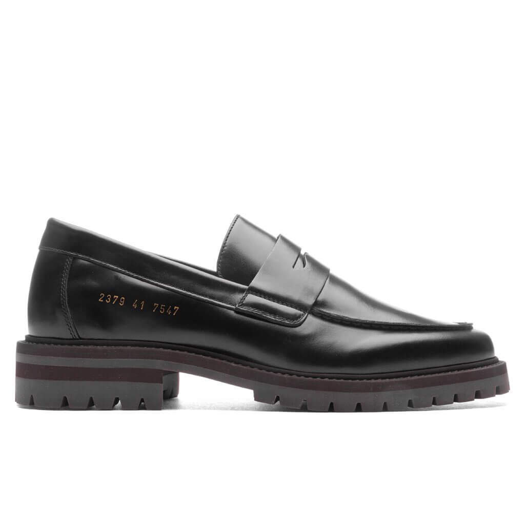 Loafer with Lug Sole - Black, , large image number null