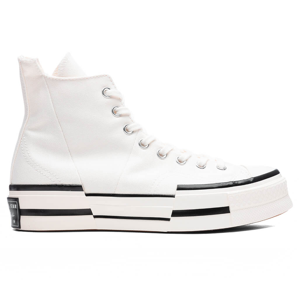 Chuck '70 Hi Plus - Egret/Black/Egret, , large image number null