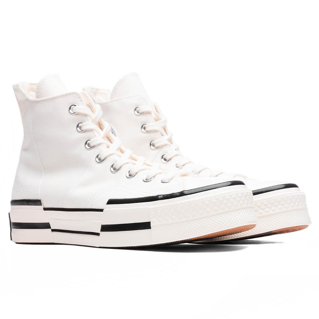 Chuck '70 Hi Plus - Egret/Black/Egret, , large image number null