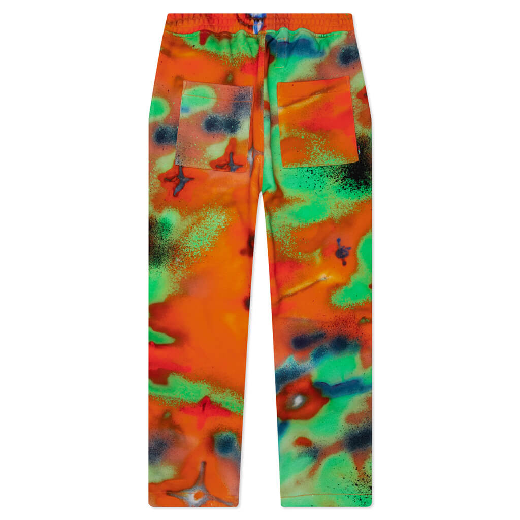 Shapes x Come Tees Wide Leg Fleece Pant - Orange/Red, , large image number null