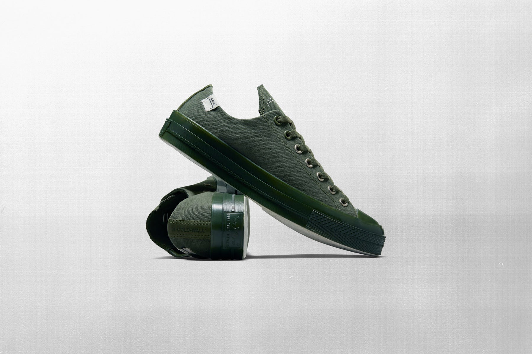 Converse x A-Cold-Wall Chuck 70 OX - Rifle Green/Silver Birch, , large image number null