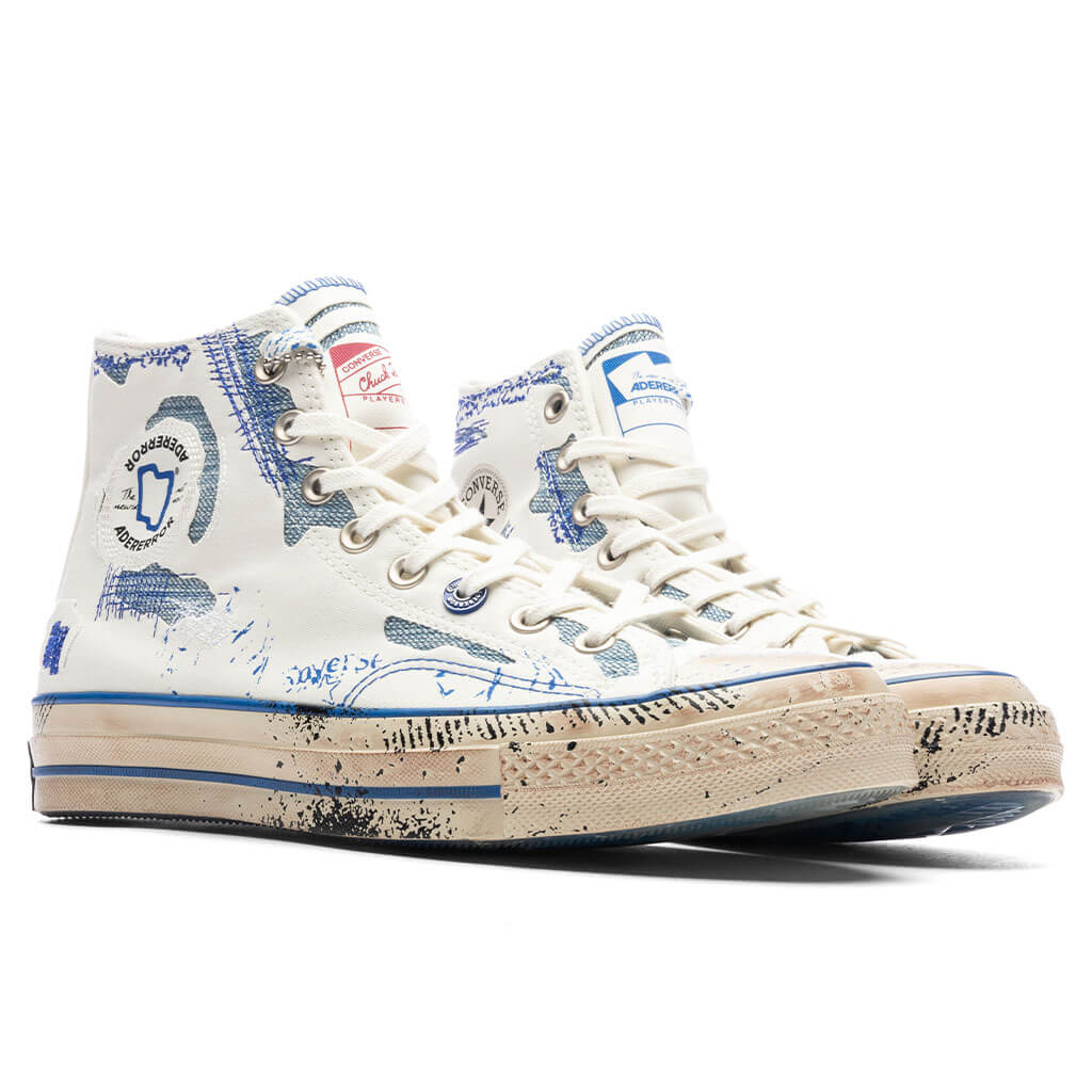 Converse x Ader Error Chuck 70 Hi - White/Blue/Imperial Blue, , large image number null