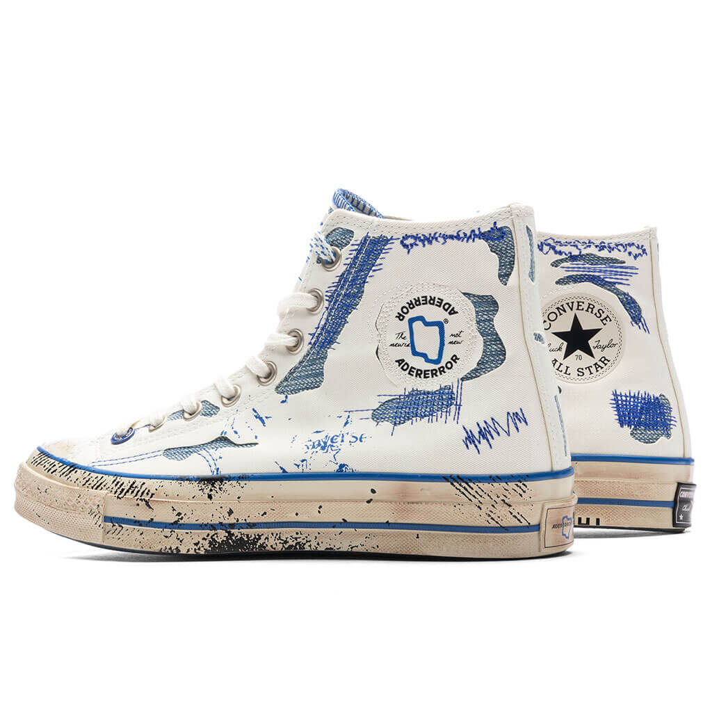 Converse x Ader Error Chuck 70 Hi - White/Blue/Imperial Blue, , large image number null