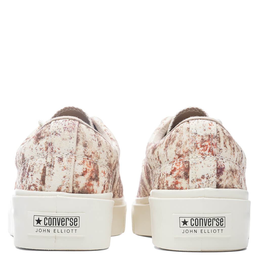 Converse x John Elliott Skid Grip Ox - Antique White/Brown, , large image number null