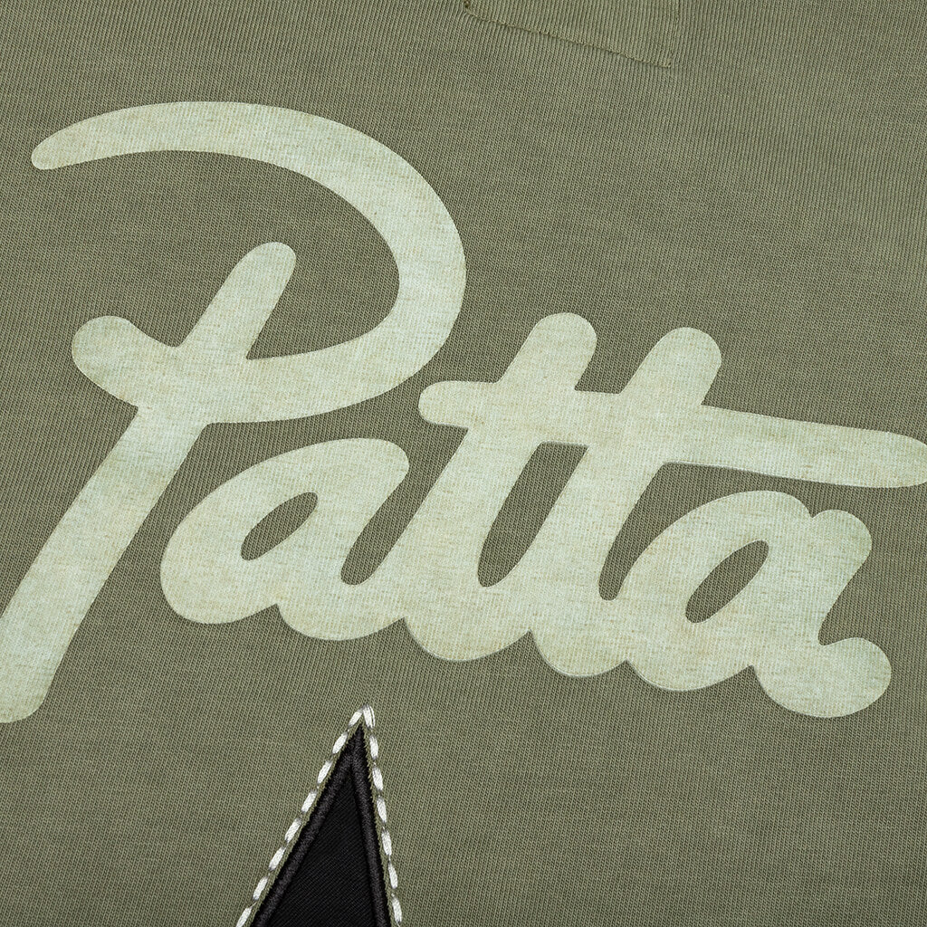 Converse x Patta Four-Leaf Clover Short Sleeve T-Shirt  - Burnt Olive, , large image number null