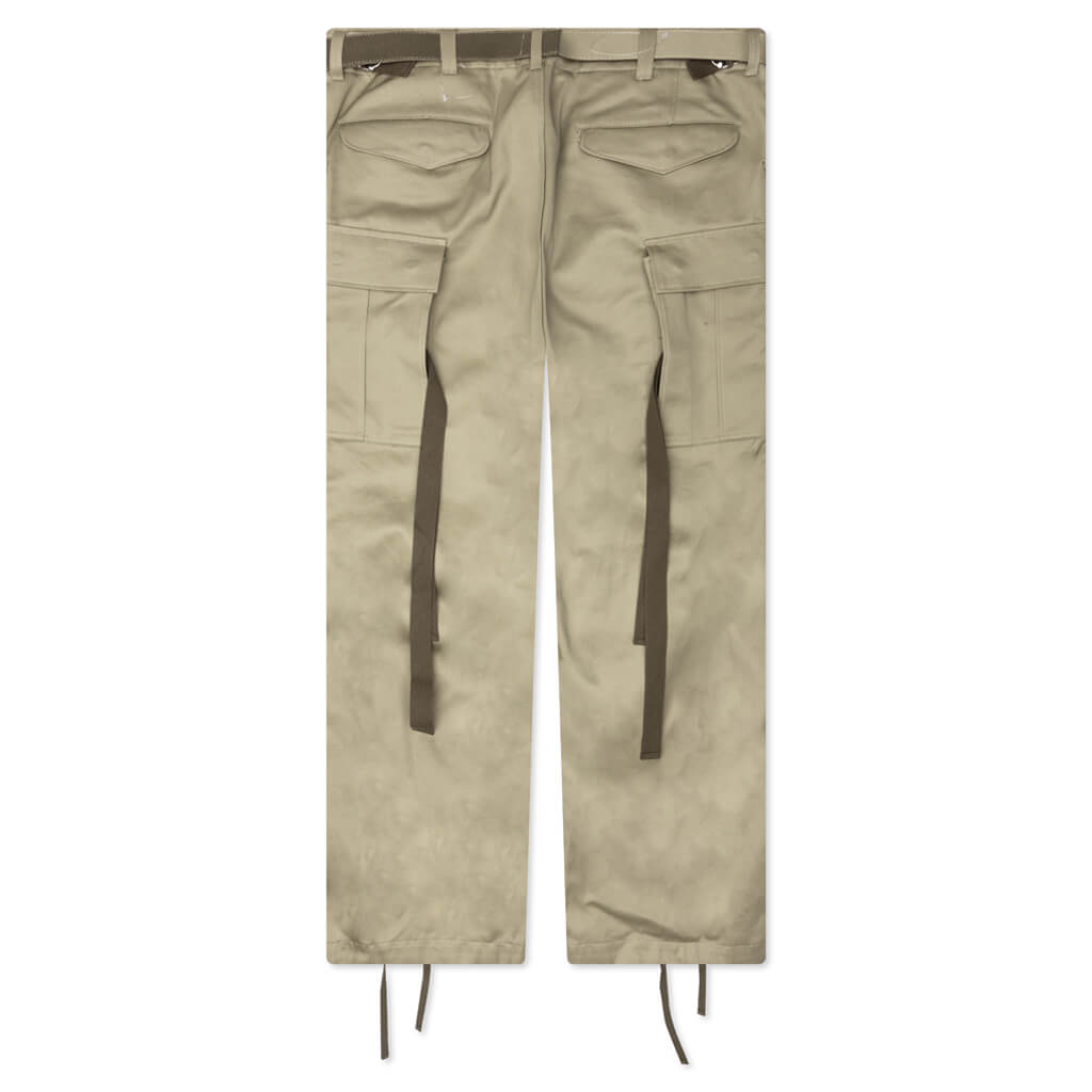 Cotton Chino Pants - Beige