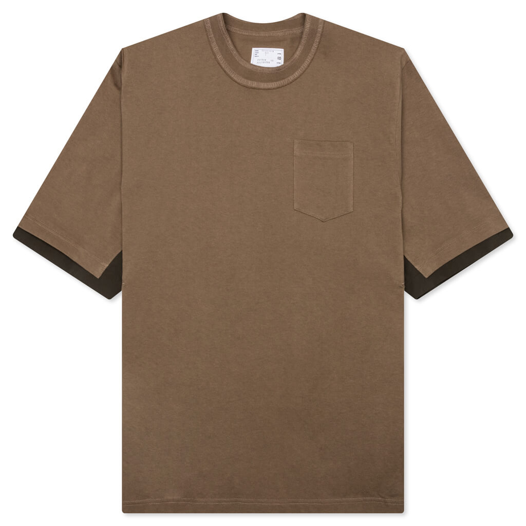 Cotton Jersey T-Shirt - Beige