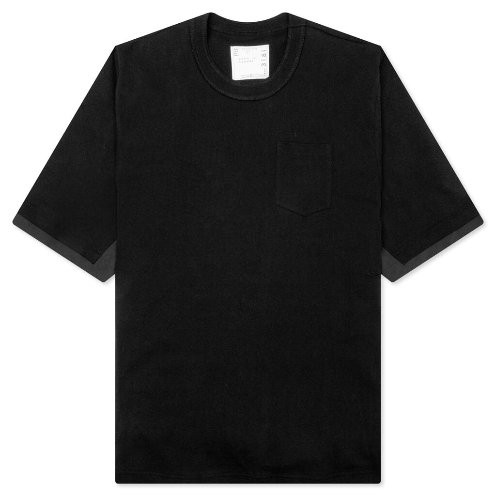 Cotton Jersey T-Shirt - Black