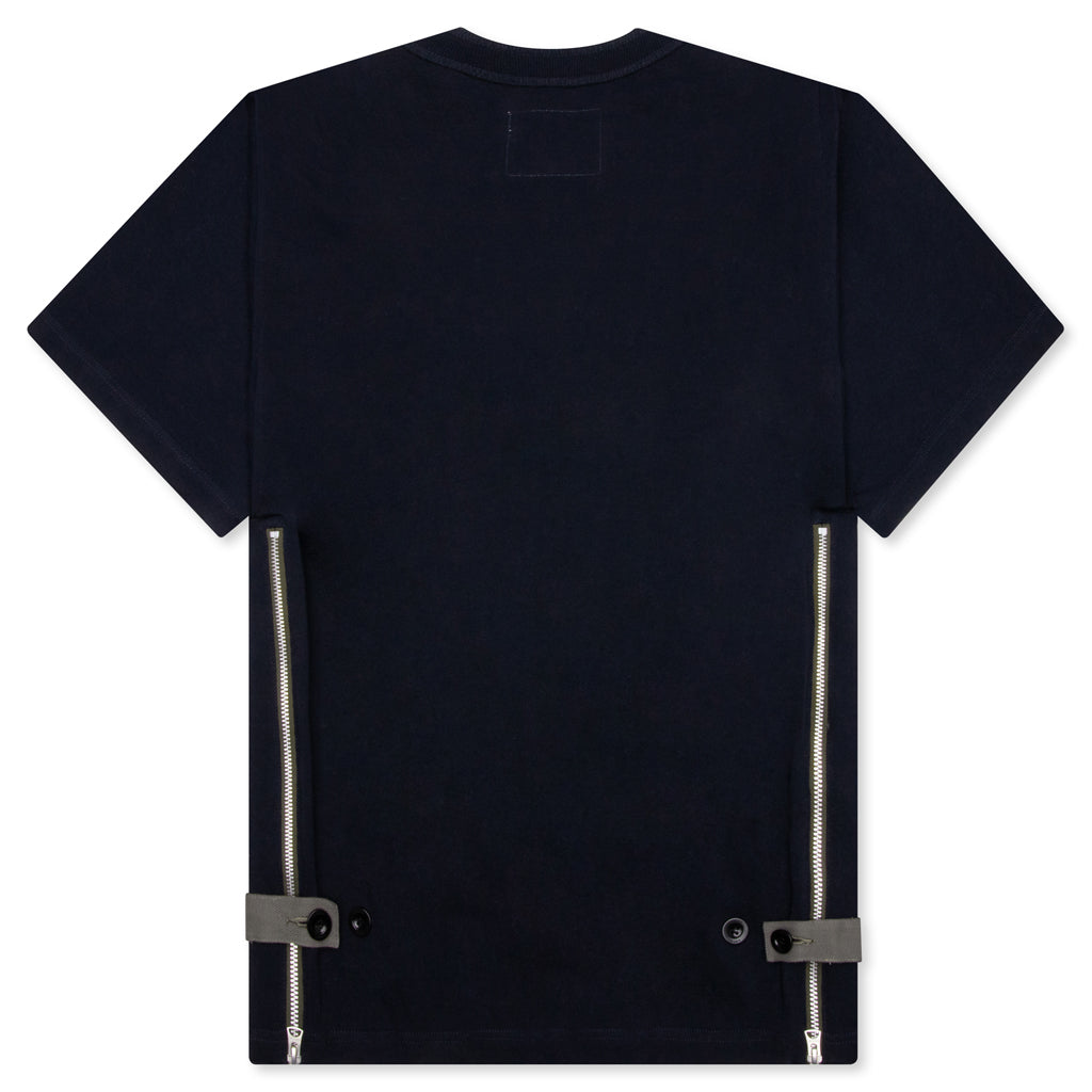 Cotton Jersey T-Shirt - Navy