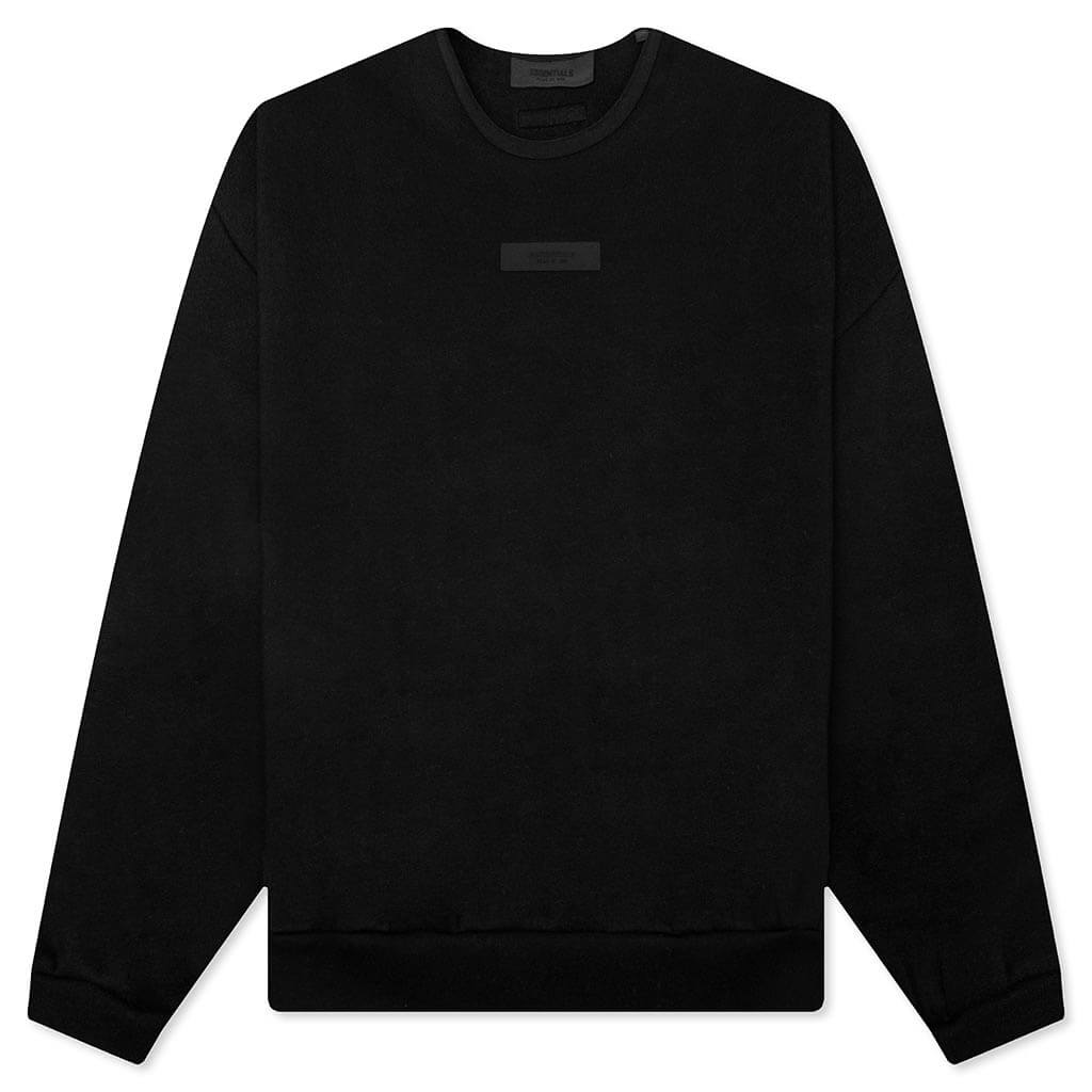 Crewneck Sweater - Jet Black