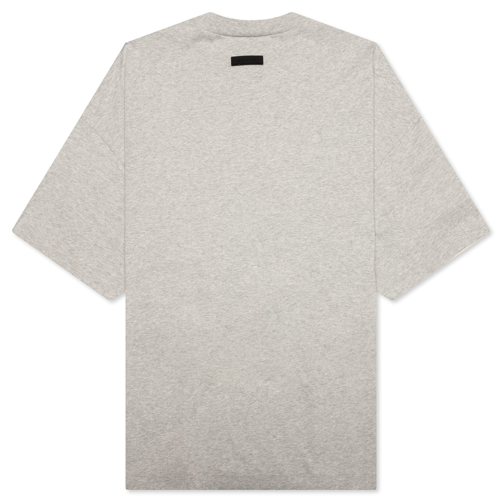 Heavy Jersey Crewneck T-Shirt - Light Heather Grey