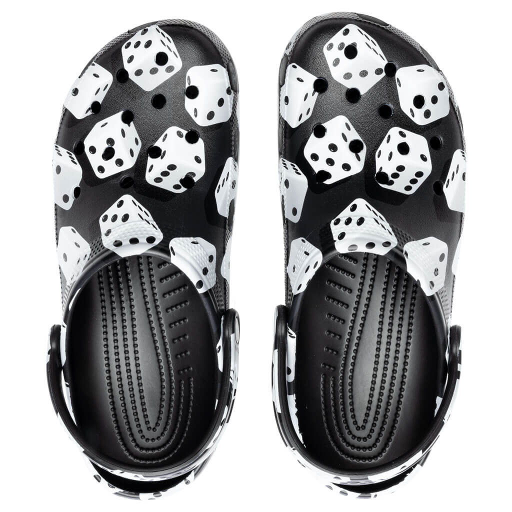 Classic Dice Clog - Black, , large image number null