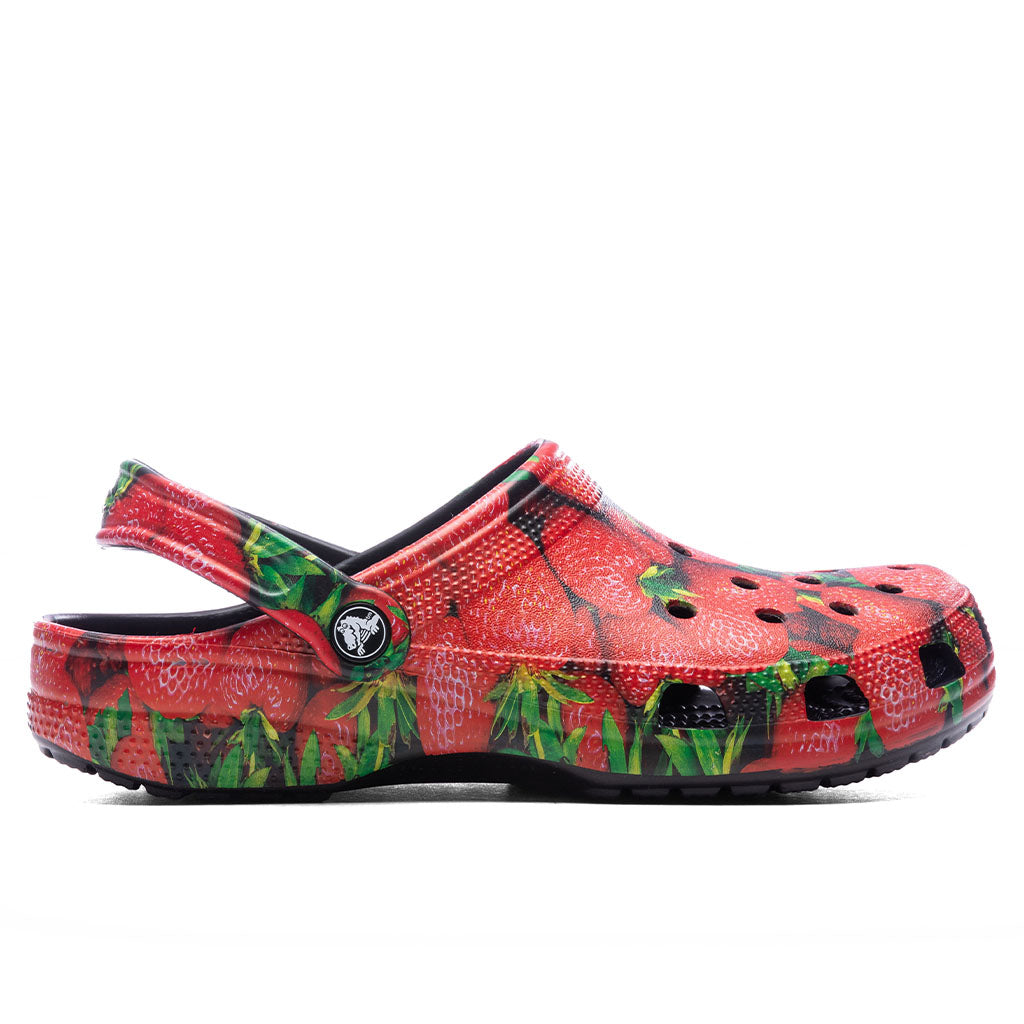 Classic Hyper Real Clog - Red/Black