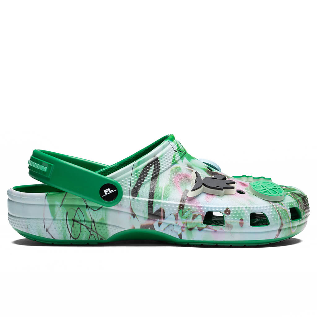 Crocs x The Futura Laboratories Classic Clog - Green Ivy