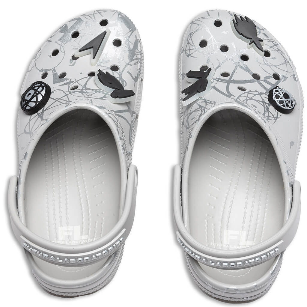 Crocs x The Futura Laboratories Classic Clog - Pearl White, , large image number null