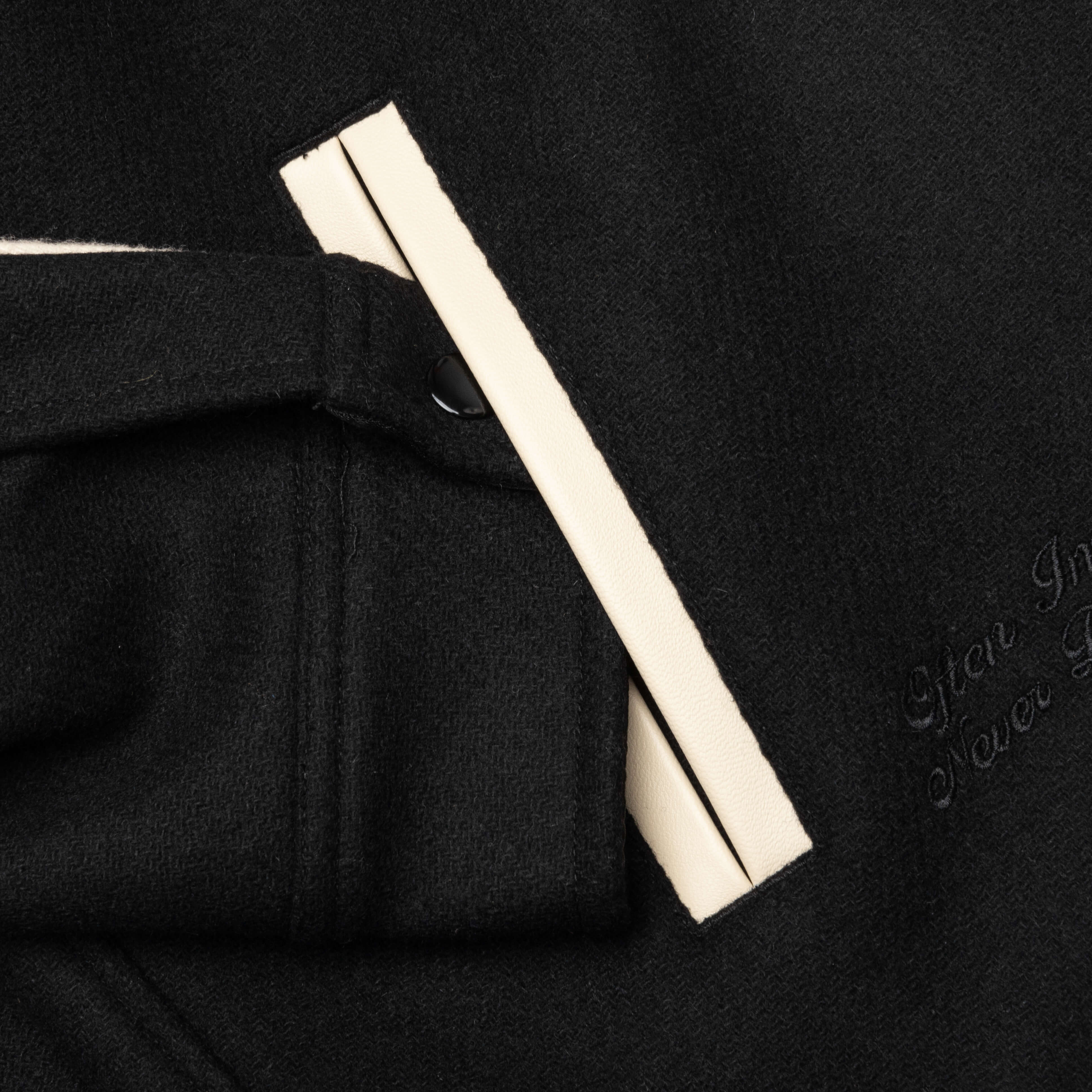 Crown Varsity Jacket - Black, , large image number null