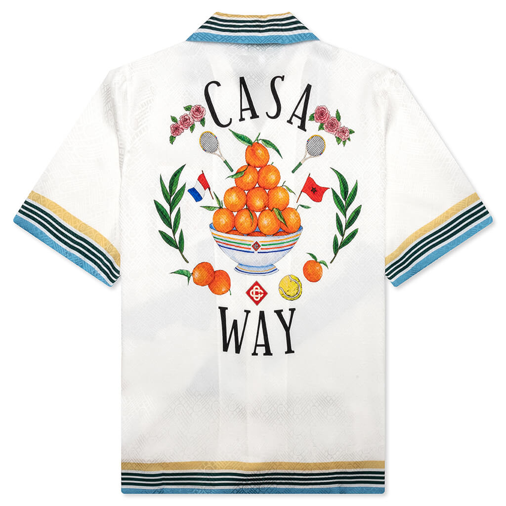 Cuban Collar Short Sleeve Shirt - Casa Way