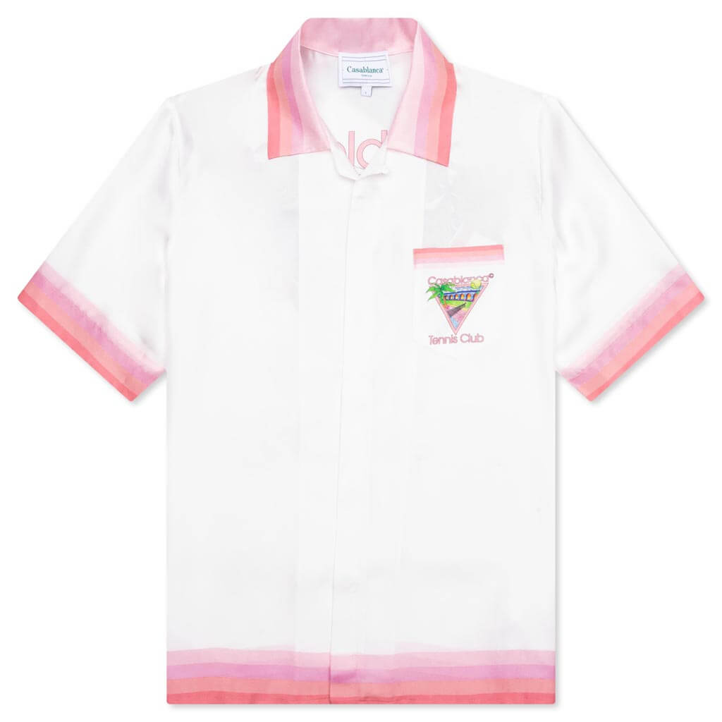 Cuban Collar S/S Shirt - Tennis Club Icon