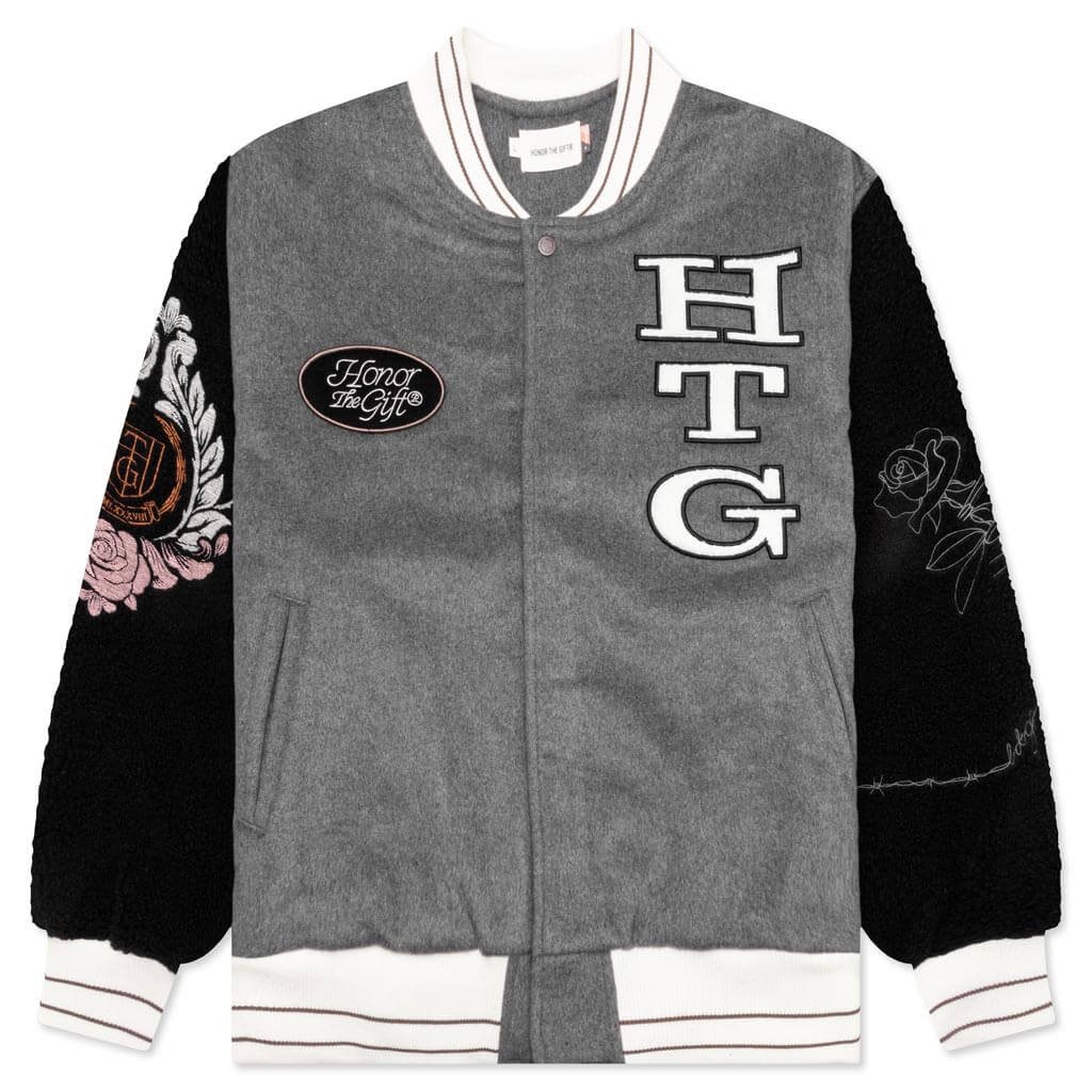 Holiday HTG Letterman Jacket - Grey