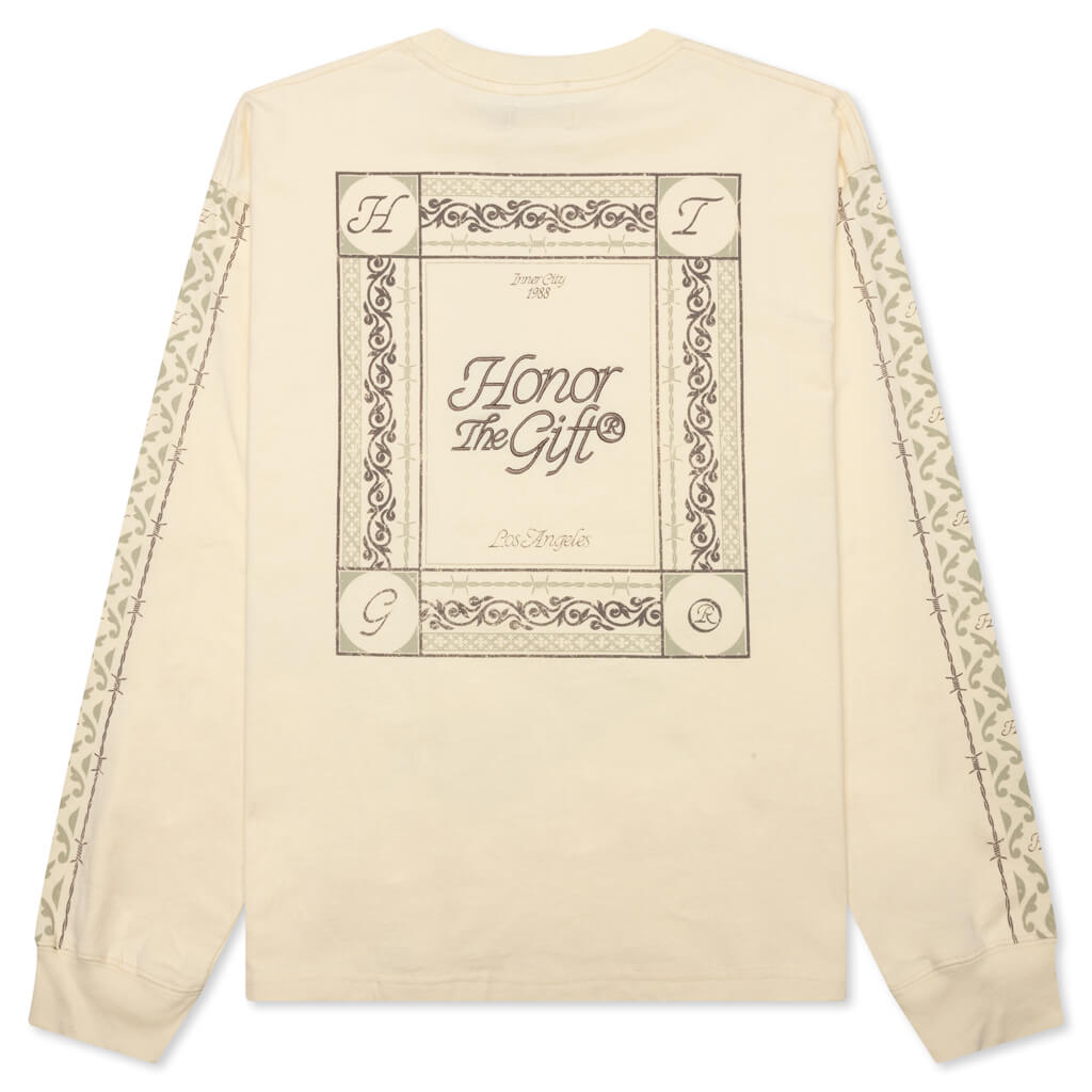 Holiday Honor the Gift Pattern L/S - Bone
