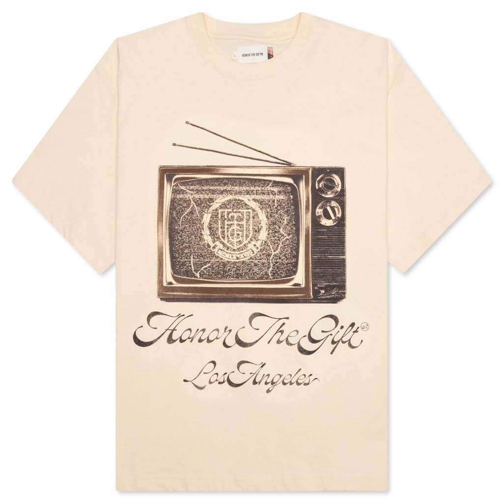 Holiday Honor the Gift TV S/S Tee - Bone