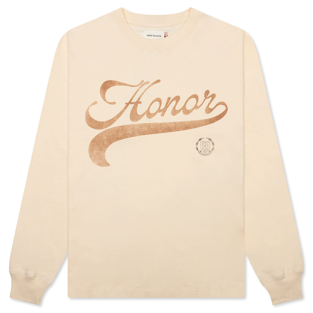 Holiday Holiday Script L/S - Bone, , large image number null