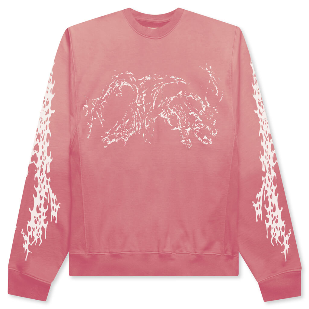 Feature x D-R-G-N Huo Crewneck - Faded Red