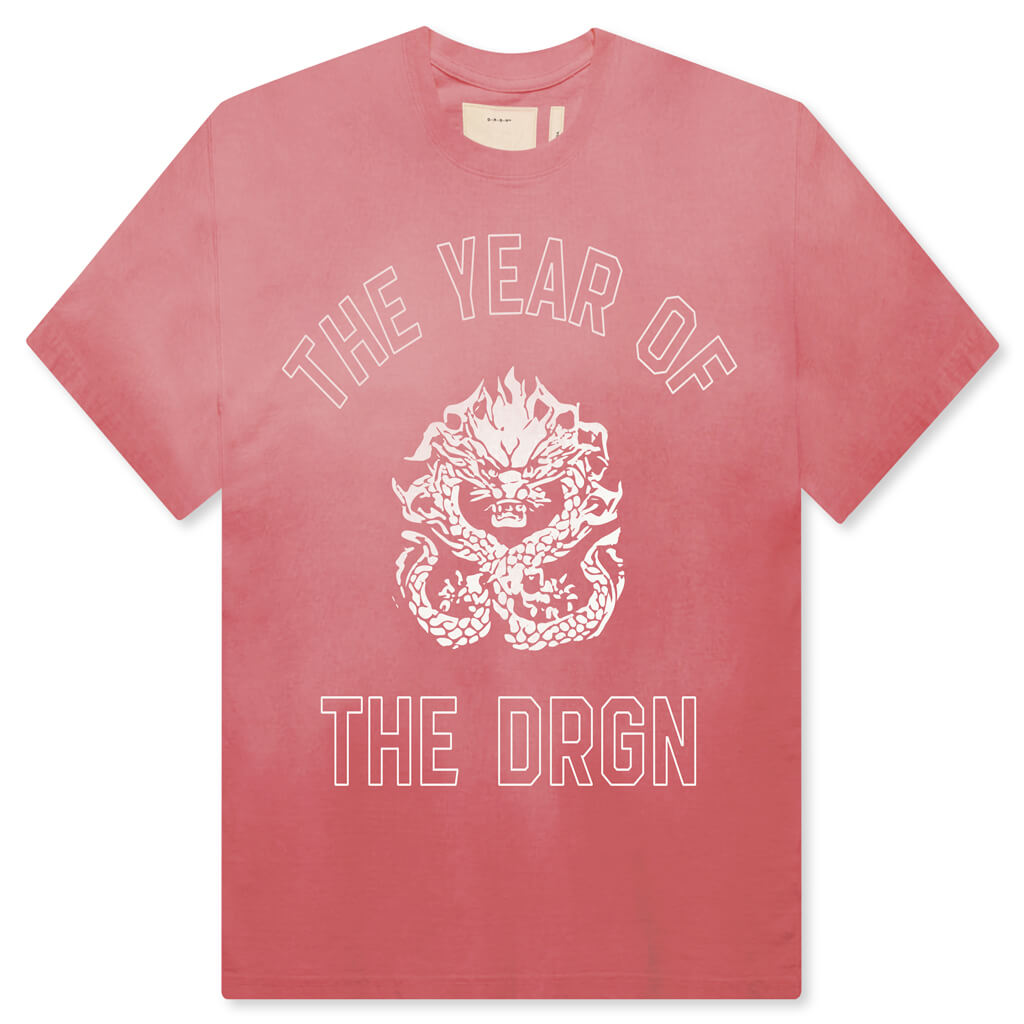 Feature x D-R-G-N Lunar Tee - Faded Red