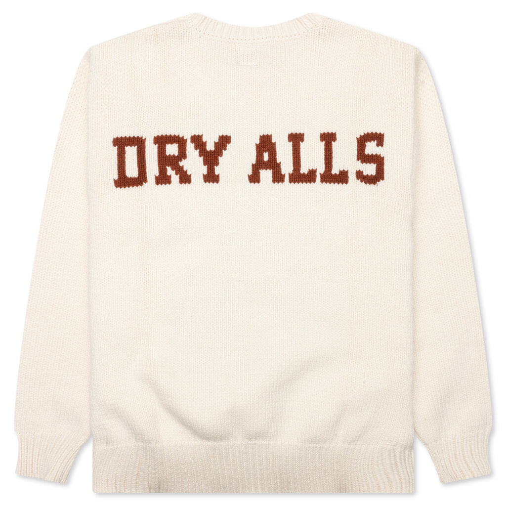 Dachs Knit Sweater - White, , large image number null