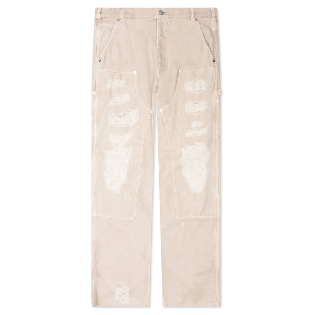 Destroyed Carpenter Pant - Off-White