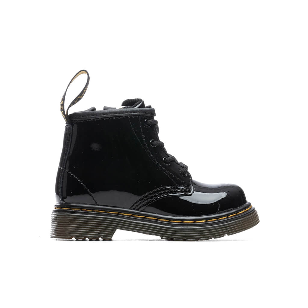 Infant 1460 Patent Leather Lace Up Boots - Black