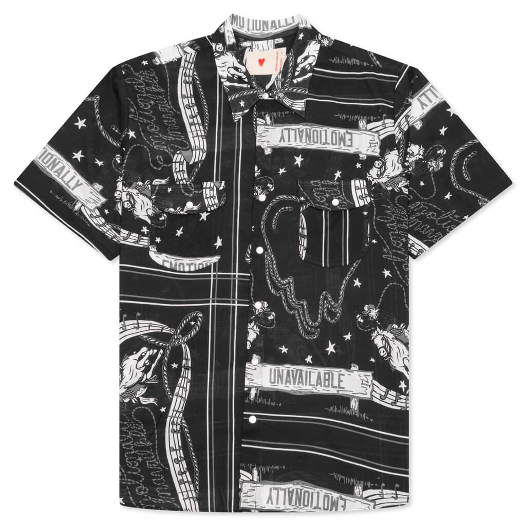 Rodeo Bandana S/S Shirt - Black, , large image number null